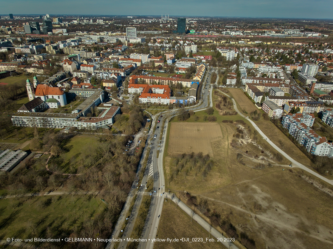 20.02.2023 -  der verschwundene Hachinger Bach in Neuperlach und Berg am Laim